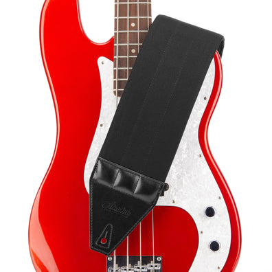 AMUMU AIRAFT™ 4" Air Cell Padded Bass & Guitar Strap - Black